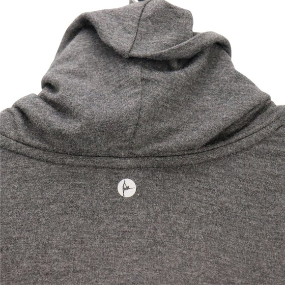 90 Degree by Reflex Womens Cowl Neck Large Gray Pullover Knit Shirt Size L - Picture 3 of 8